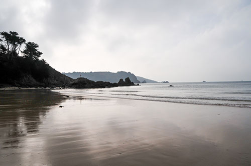 Empty beaches